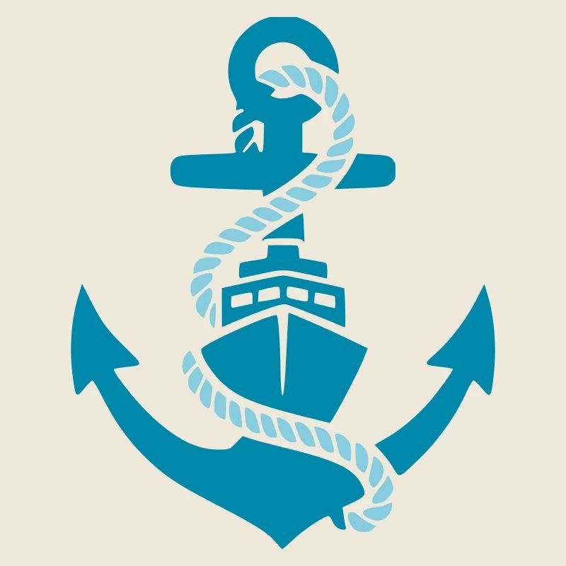 Bateau d’ancre maritime