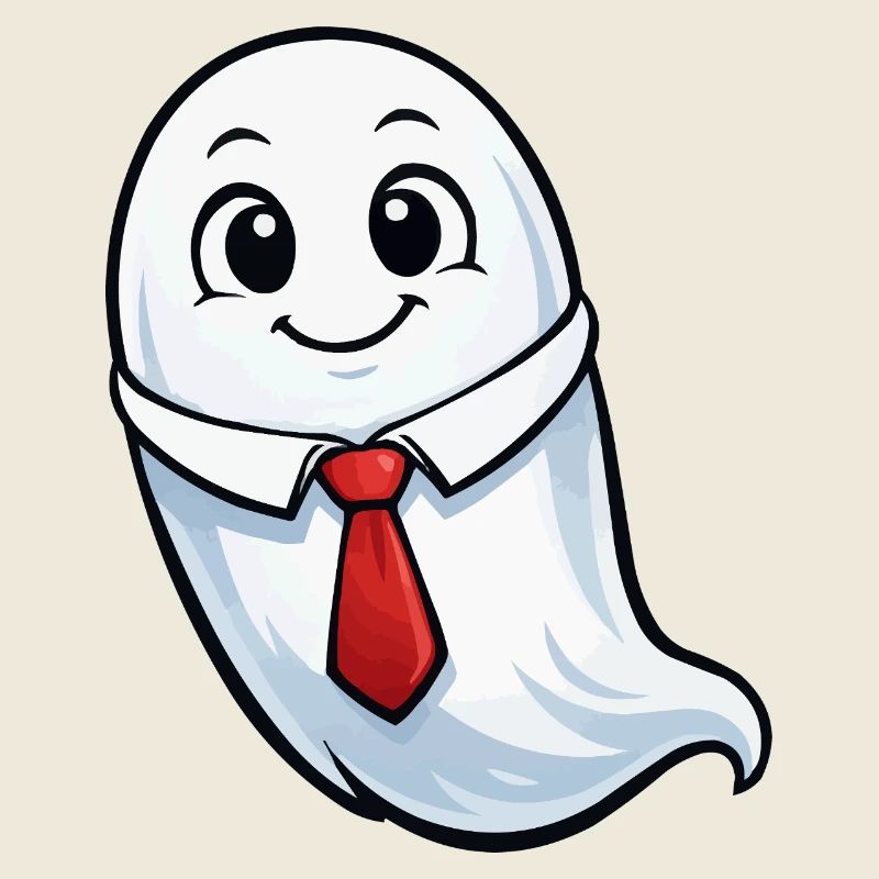 Fantôme parlant en costume