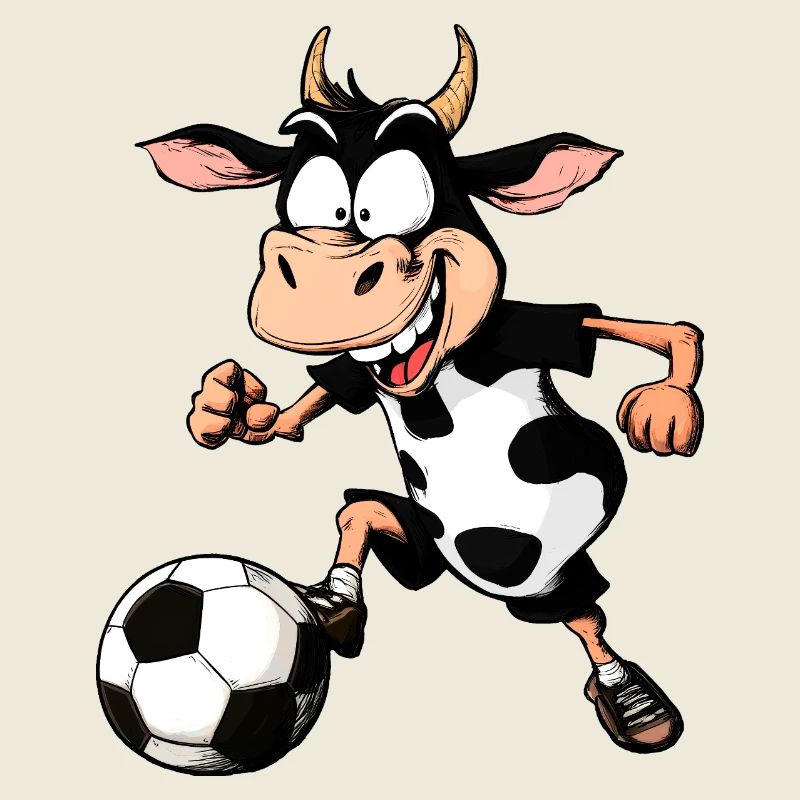 Kuh Fussballer