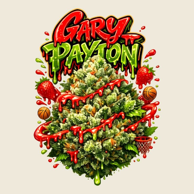 Gary Payton Graffiti-Druck