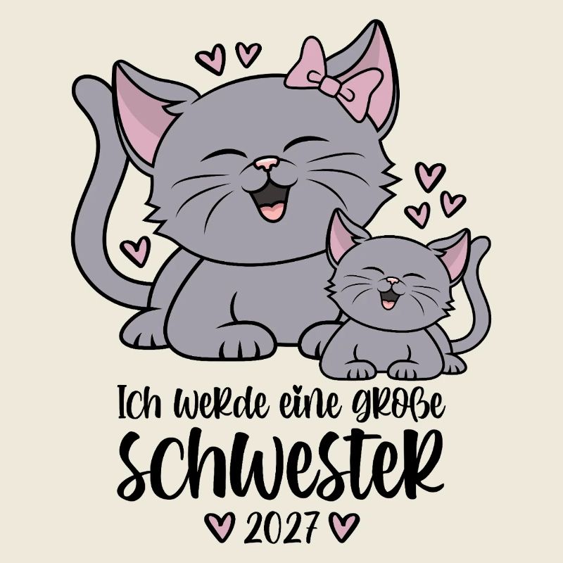 Ich werde eine Große Schwester 2027 Kätzchen