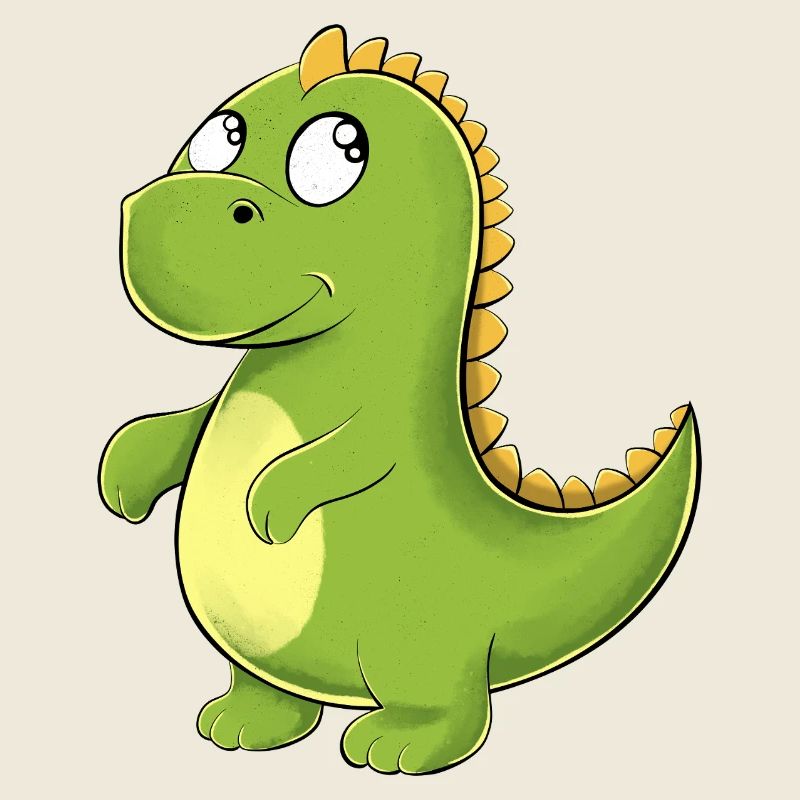 Dino Vert Joyeux