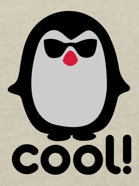 Cool pinguïn