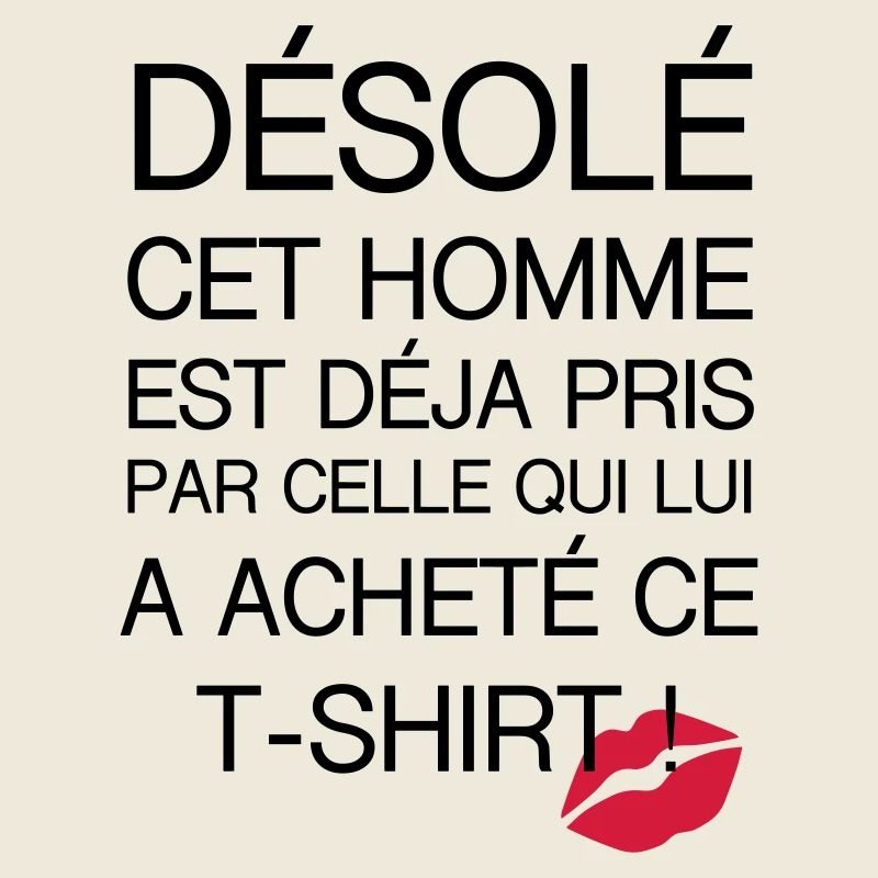 Désolé Homme pris