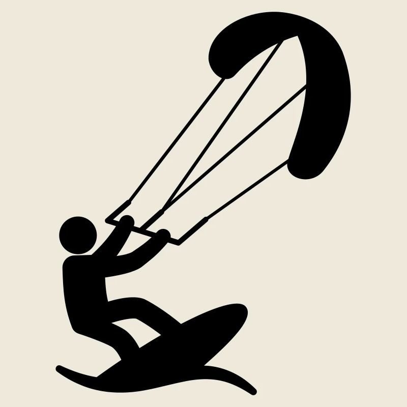 Kitesurfer Kite Surfer Wave Water Wind