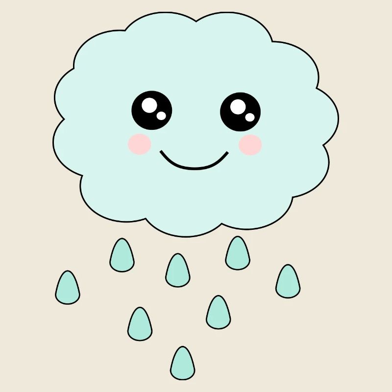 Nuage Kawaii Kawaii Chibi Kawaii Visage