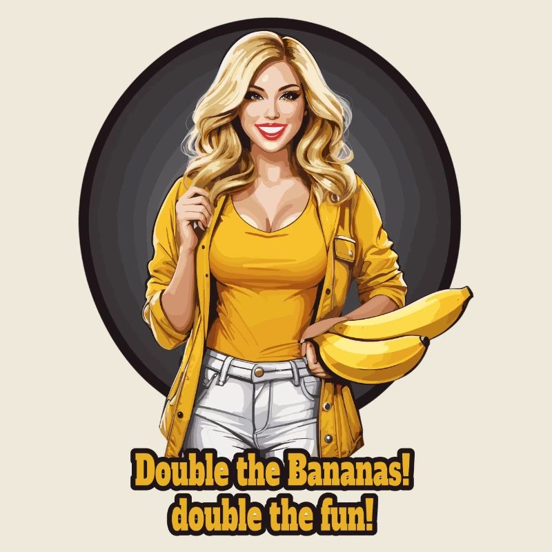Bananen Frau