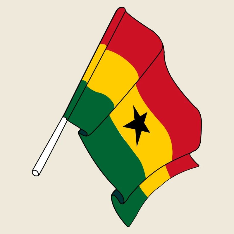 Drapeau Ghana