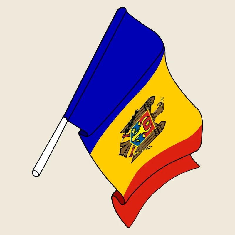 Drapeau de la Moldavie