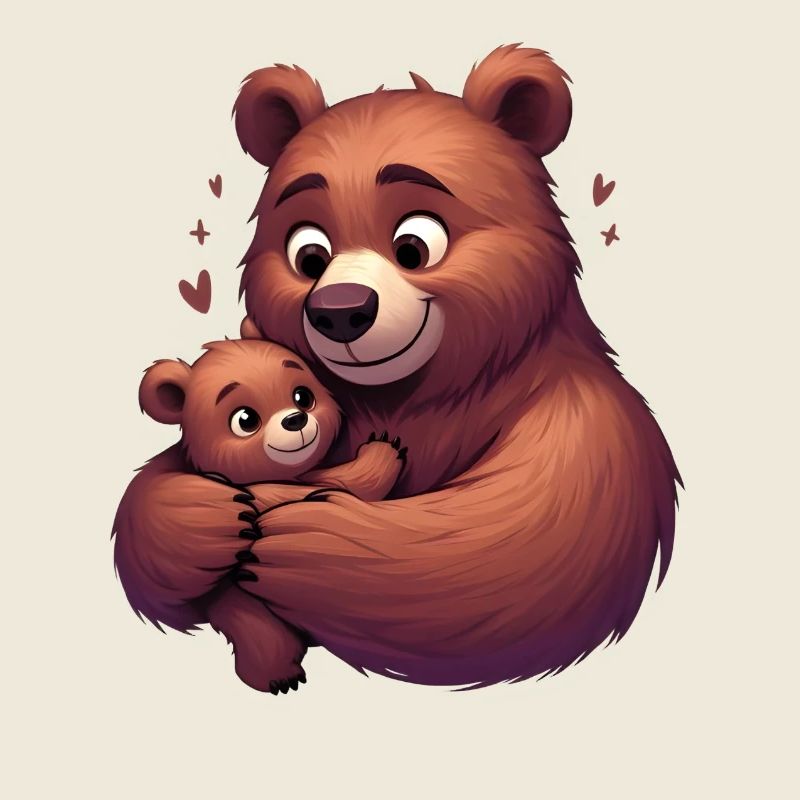 Ours câlin bonheur