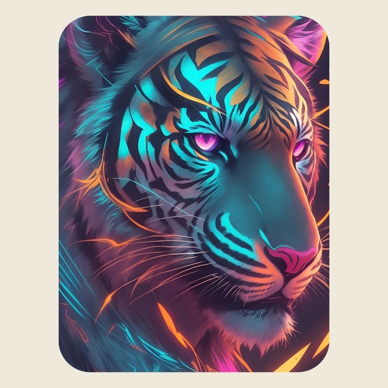 Neon Tiger Themed Lucid