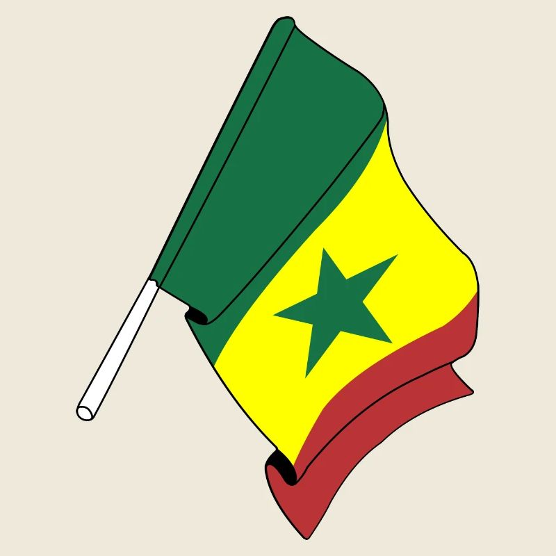 Flagge von Senegal