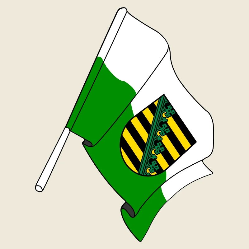 Flag Saxony