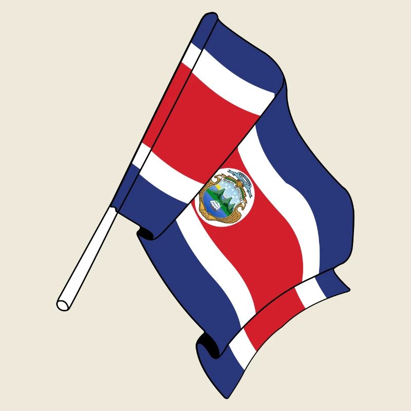 Drapeau du Costa Rica