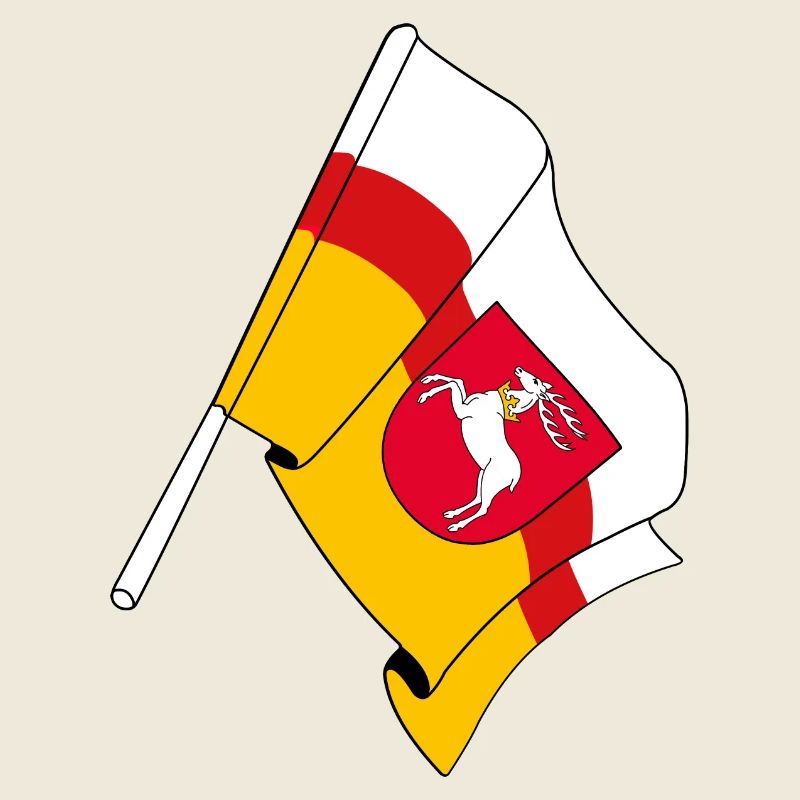 Flagge von Lubin Polen
