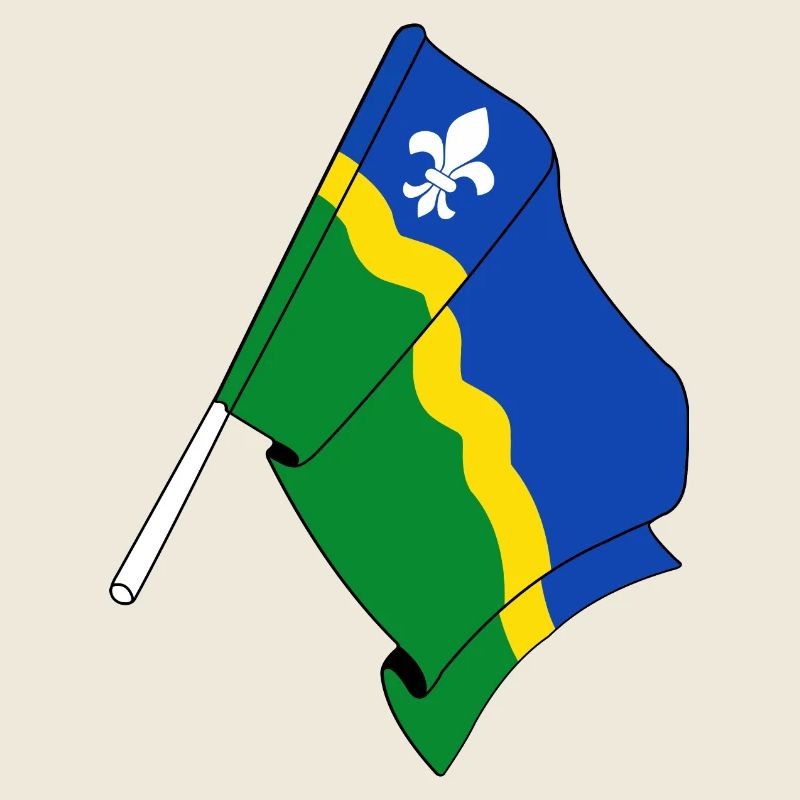Flagge der Provinz Flevoland