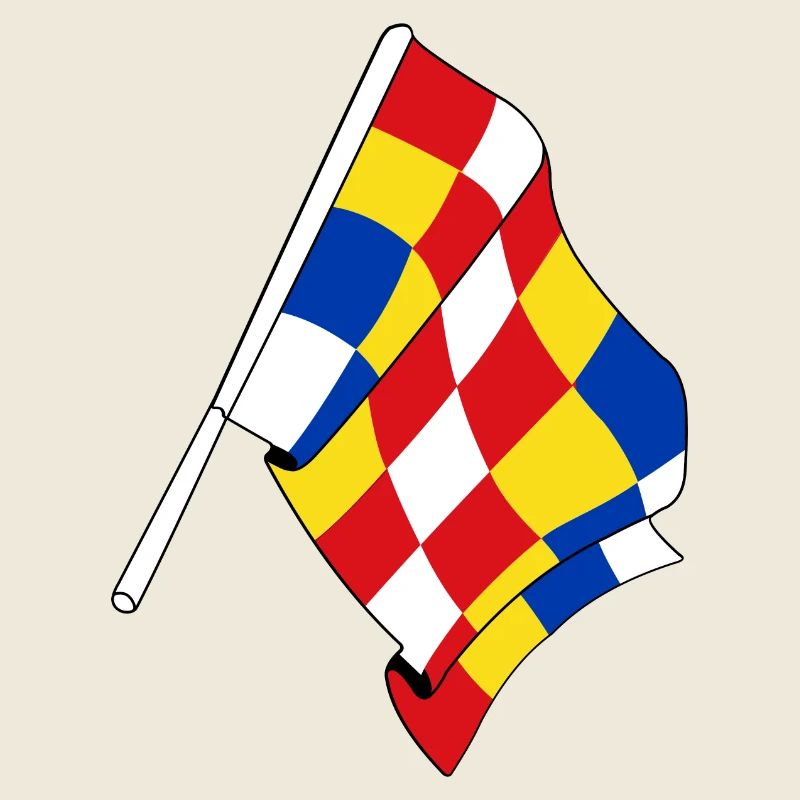 Flagge Antwerpen Belgien
