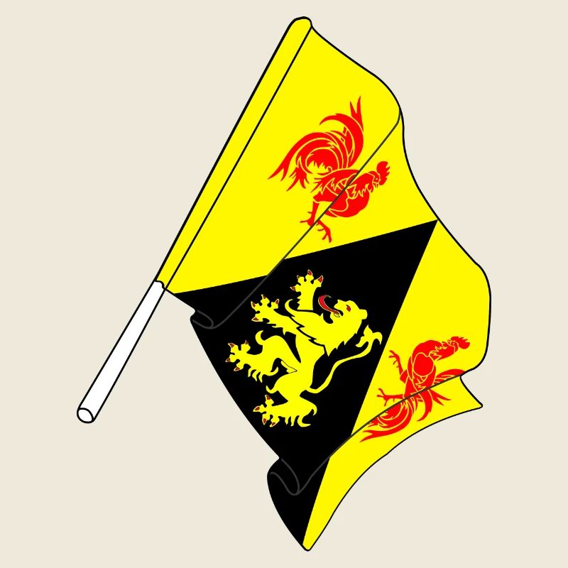 Flag Walloon Brabant Belgium