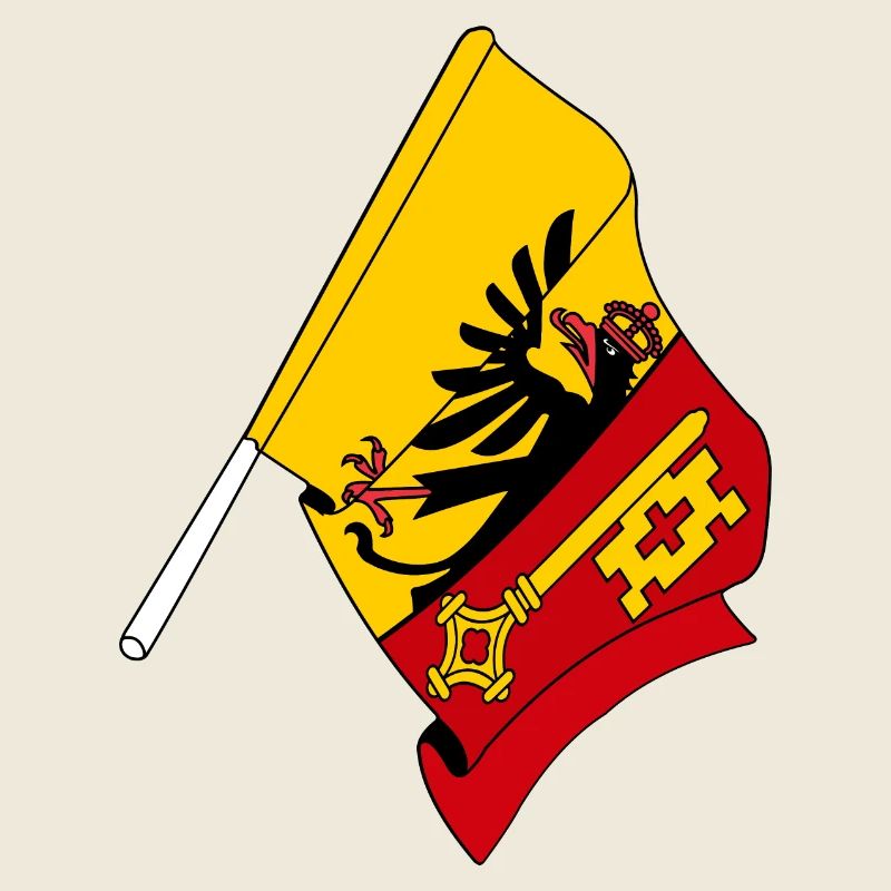 Drapeau : Genève, Suisse