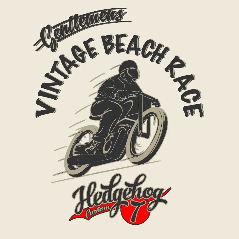 Vintage Beach Race Fahrer
