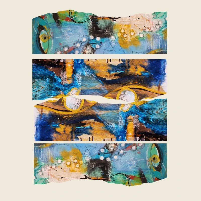 Abstract Colorful Expression
