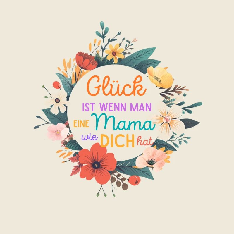 GLÜCK IST EINE MAMA WIE DICH ZU HABEN!