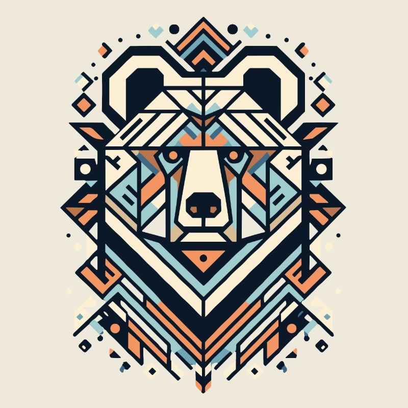 Abstrait Animal Bear 2