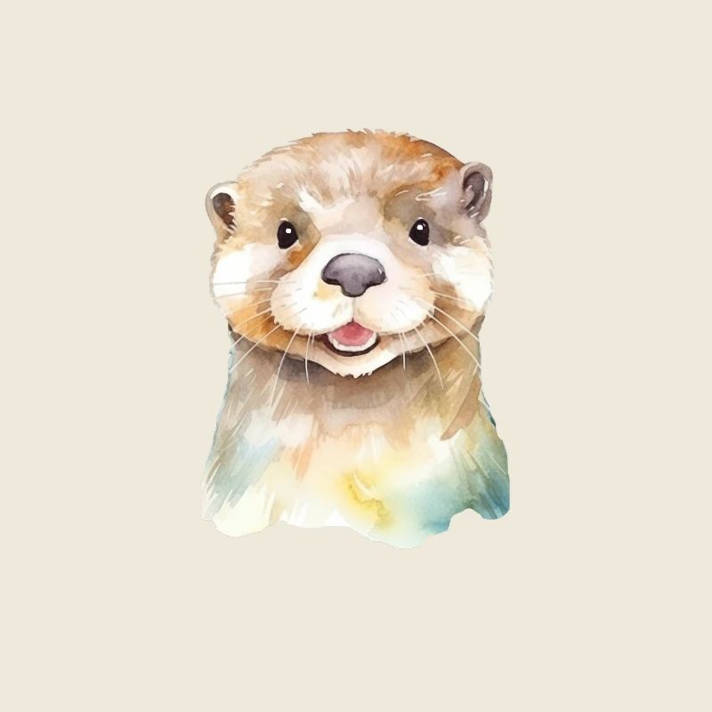 Loutre joueuse