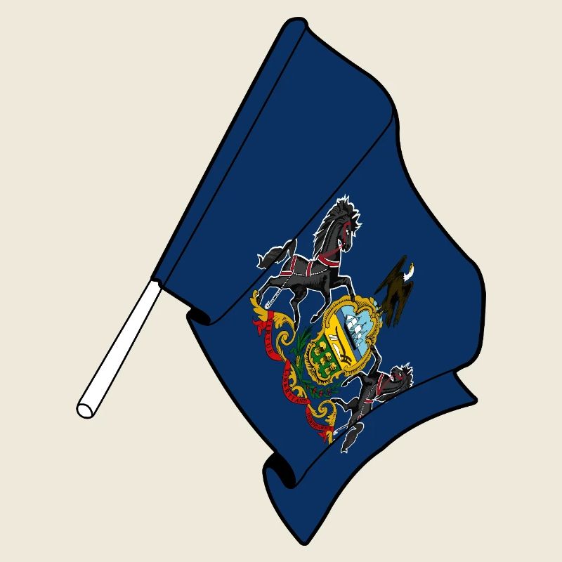 Flagge von Pennsylvania