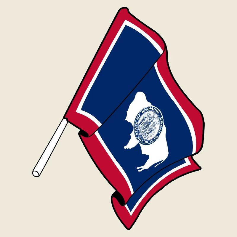 Flagge von Wyoming