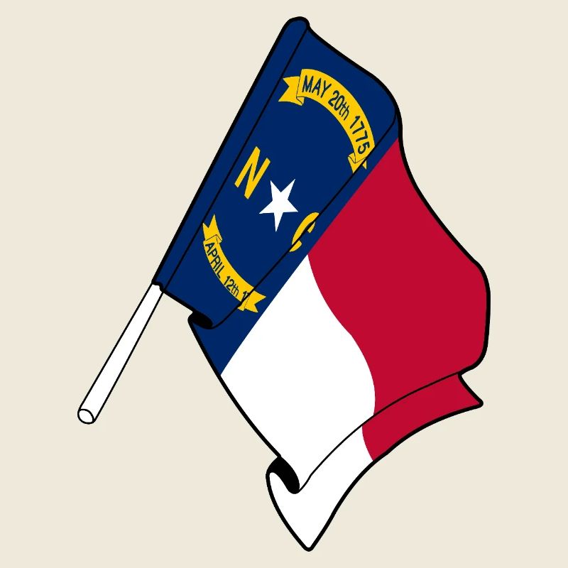 Drapeau de la Caroline du Nord