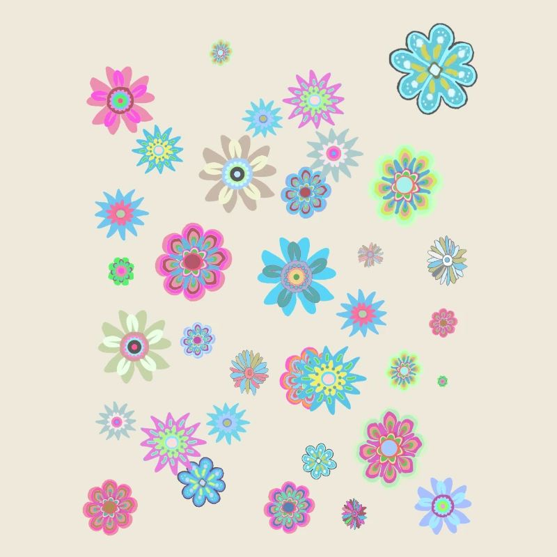Colorful Floral Patterns for Spring Clothes