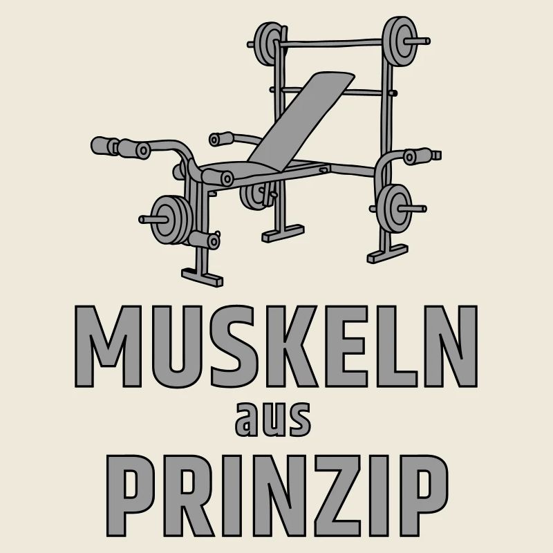 Muscles de principe - banc de musculation