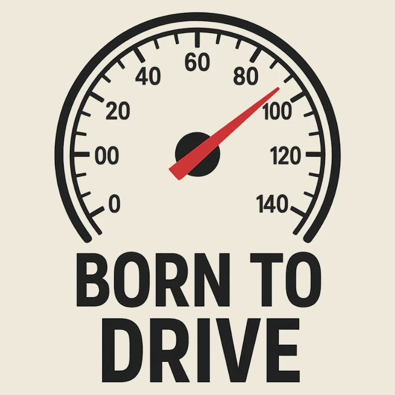 Born to Drive Speedometer Design
