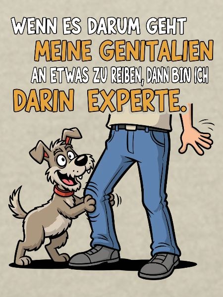 Reib-Experte Hund