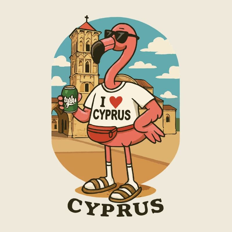Flamant rose de Chypre