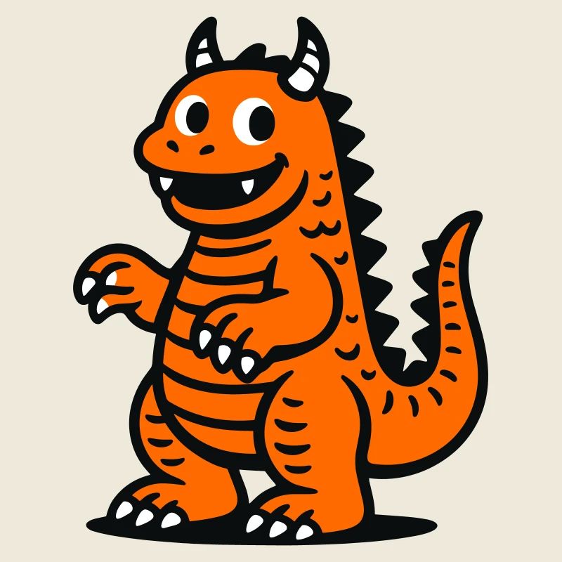 Cartoon Drache