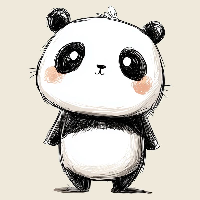 petit panda dessin