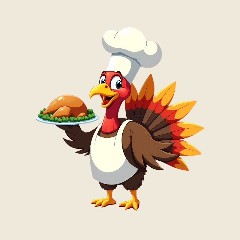 Cuisinier de dinde de Thanksgiving Thanksgiving
