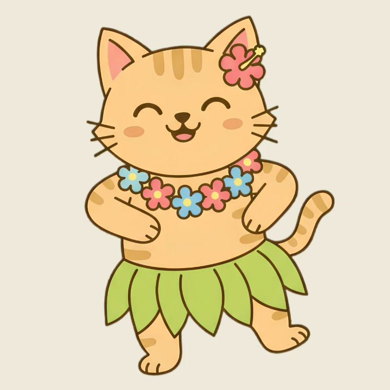 Katze auf Hawaii