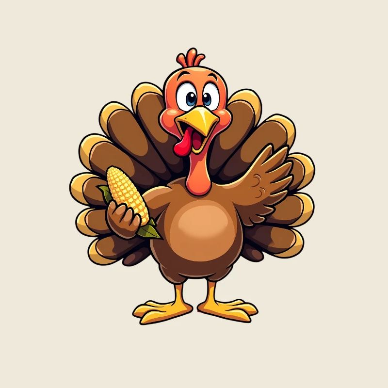 Thanksgiving Drôle Dinde de Thanksgiving