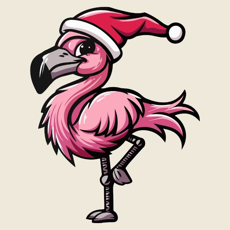 Flamingo Weihnachten