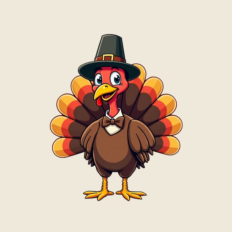 Thanksgiving Drôle Dinde de Thanksgiving