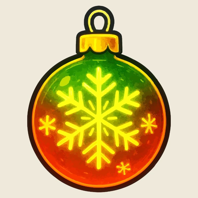 Ornement en forme de flocon de neige pour le Bal de Noël
