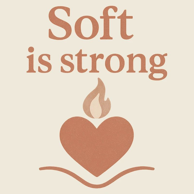 Soft ist stark Herzfeuer