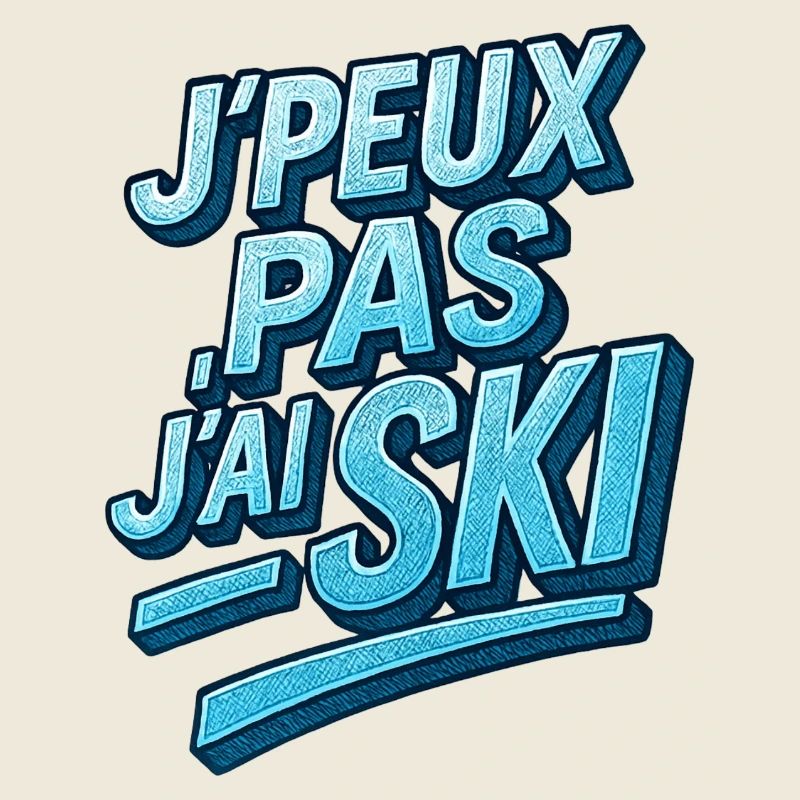 Ich kann nicht Skifahren.