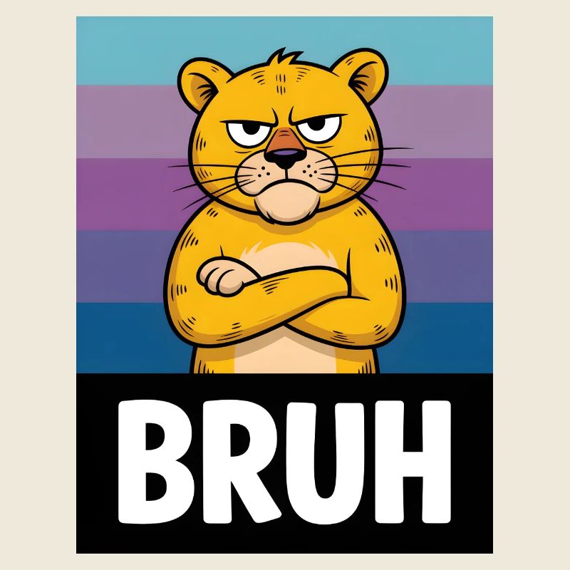 Grummel Katze BRUH