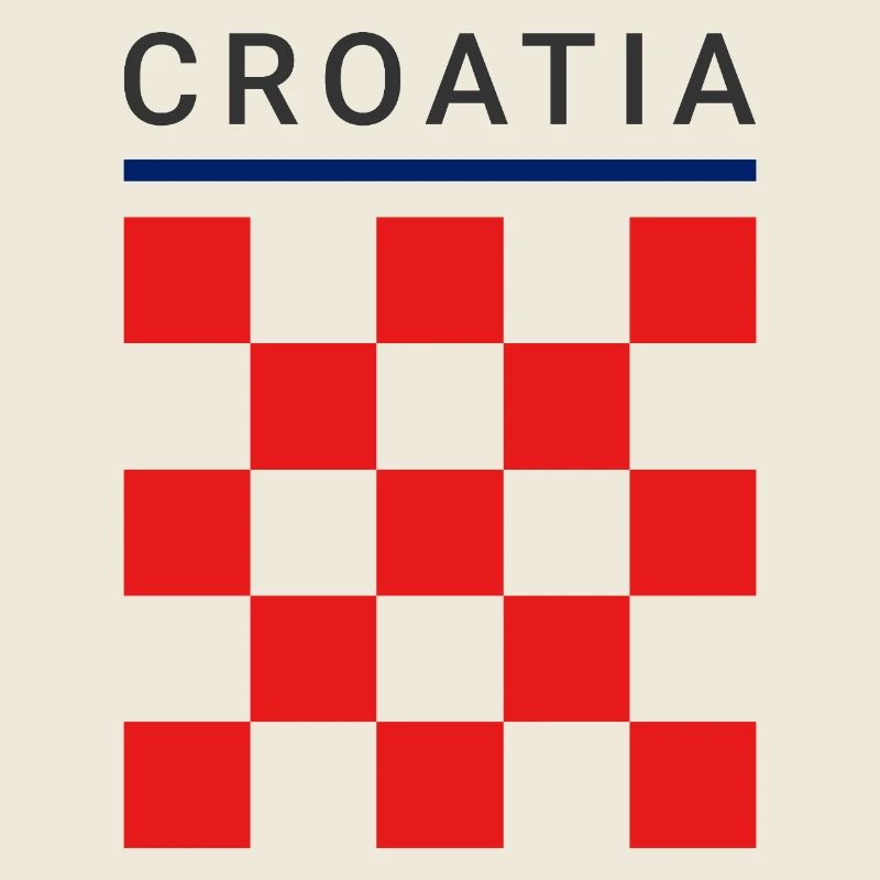 Kroatien Schachbrett