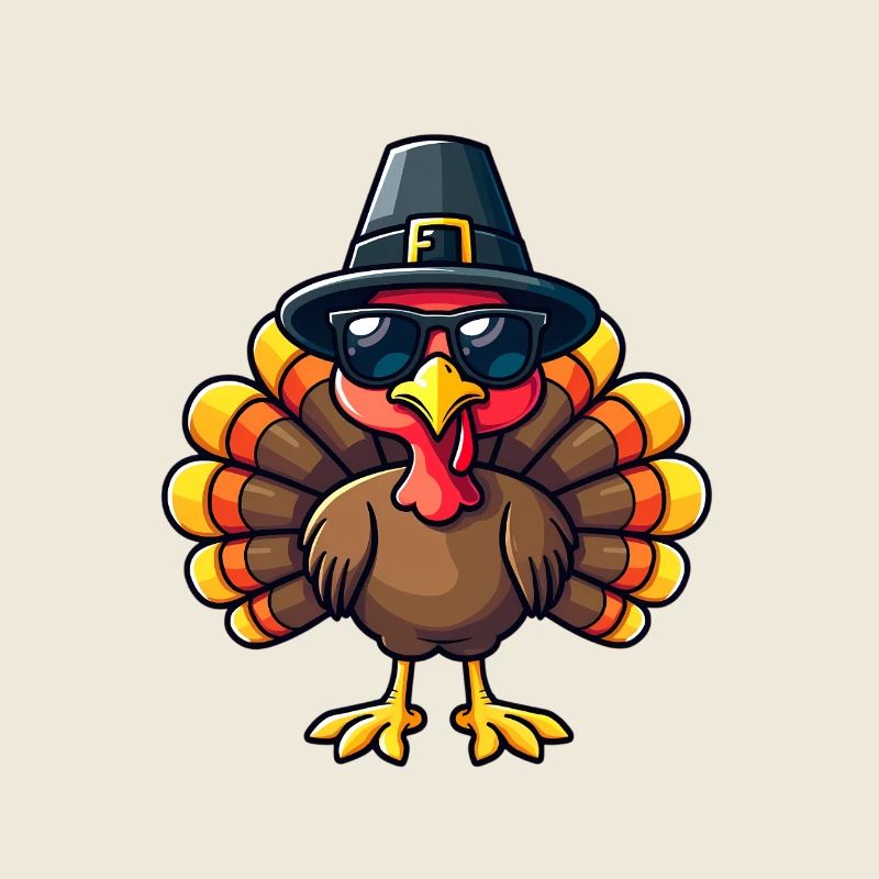 Thanksgiving Drôle Dinde de Thanksgiving