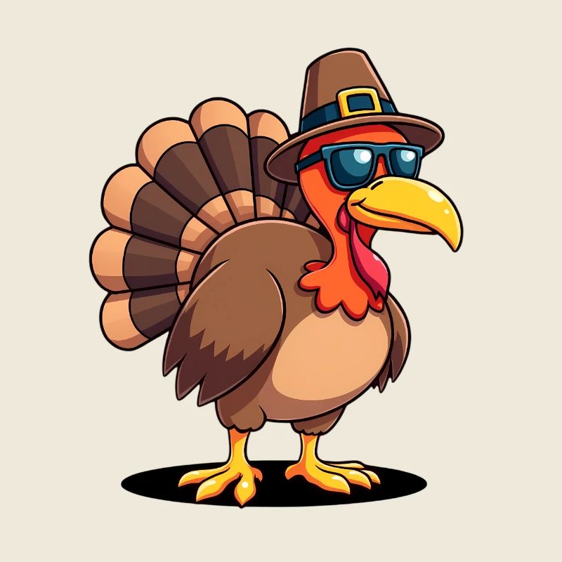 Thanksgiving Drôle Dinde de Thanksgiving
